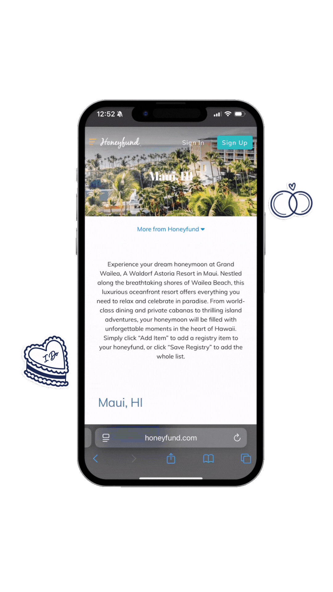 Video of Hawaii Honeymoon Starter Registry