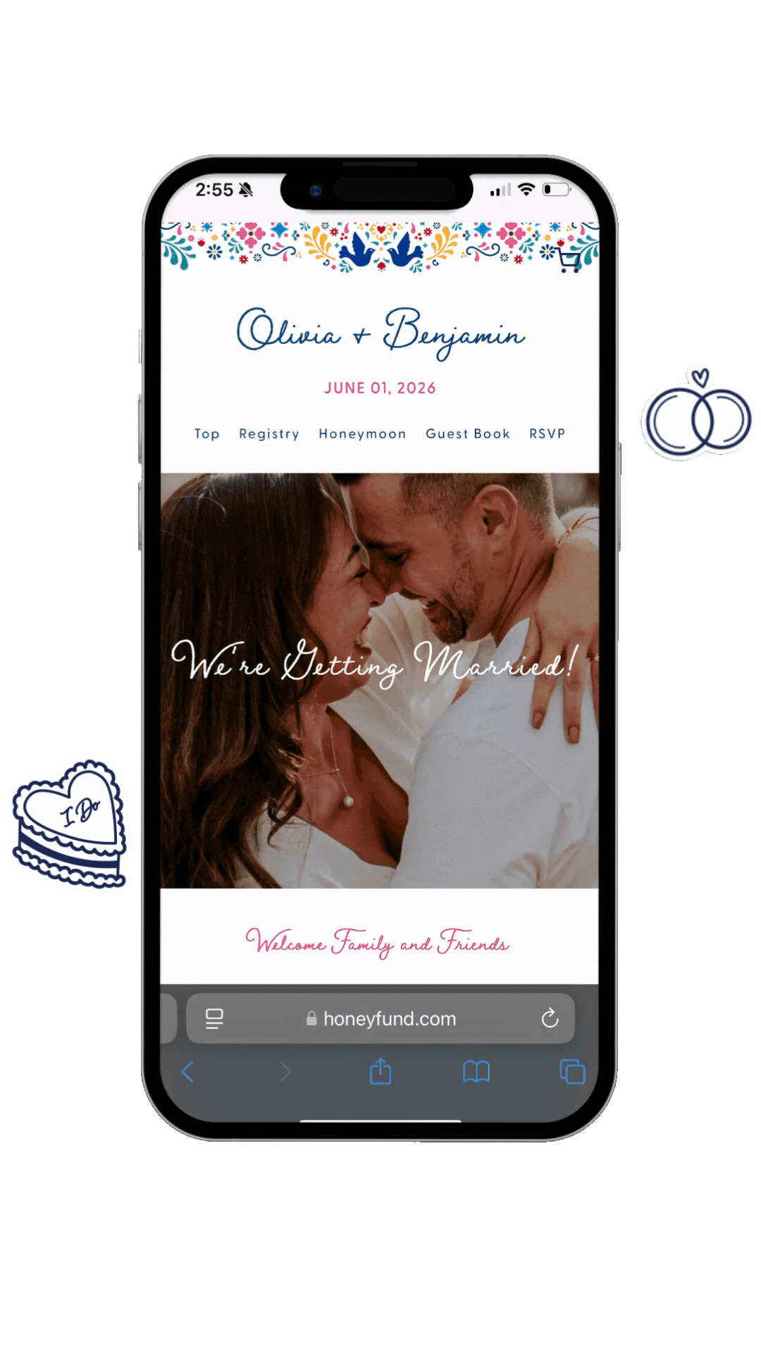 Honeymoon Destination Wedding Registry