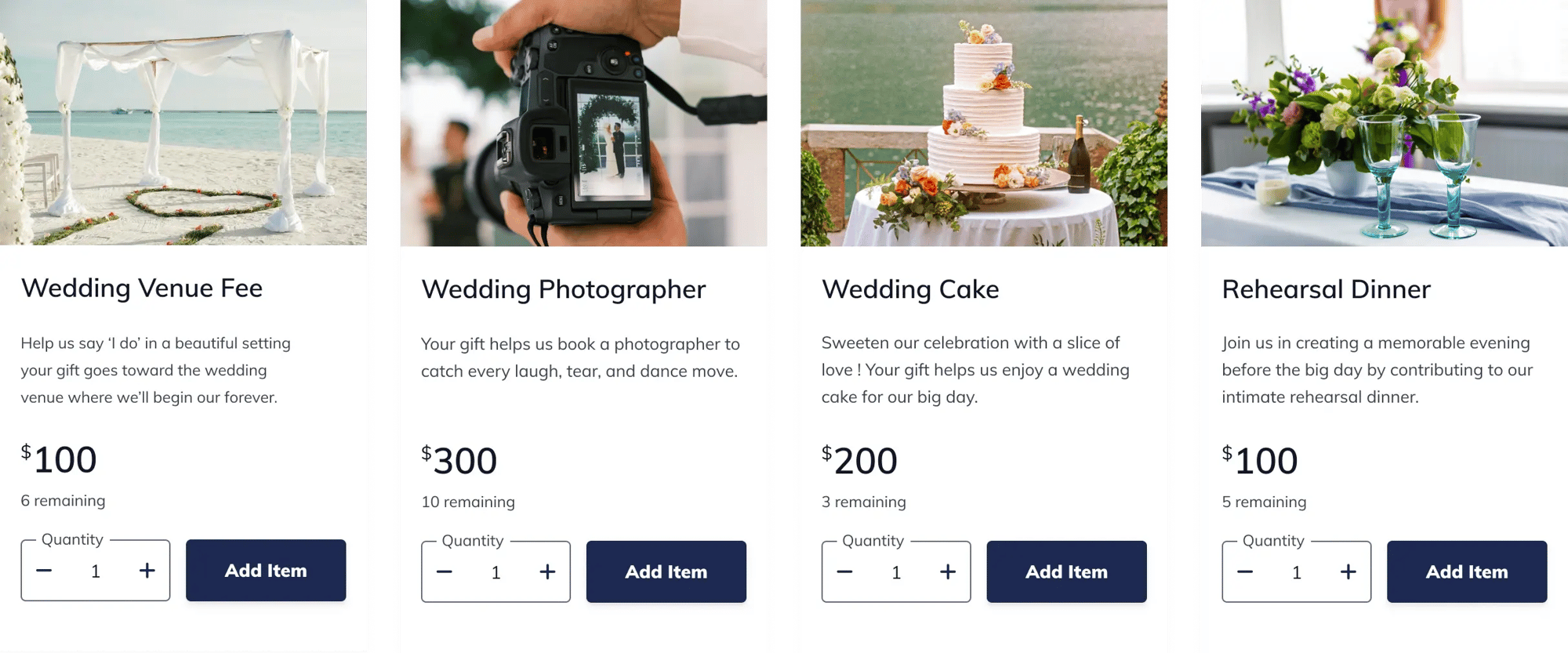 Registry Item Ideas for Your Wedding Budget