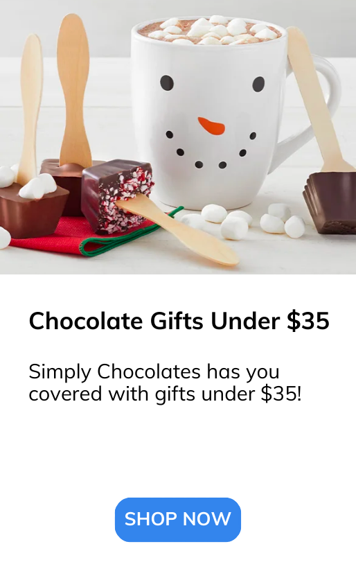 Simply Chocolates has you covered with gifts under $35!
