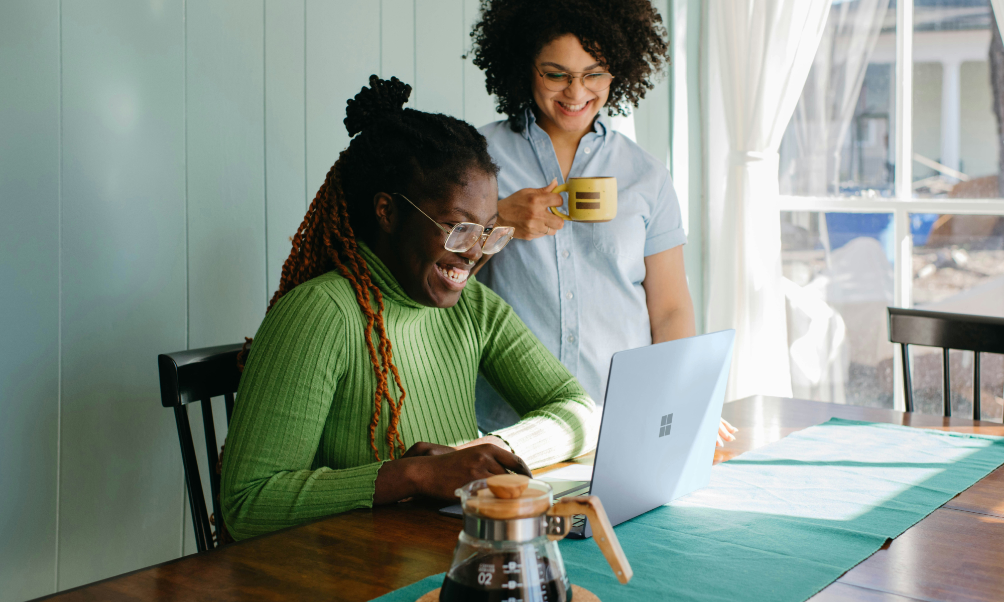 Guests using a wedding website