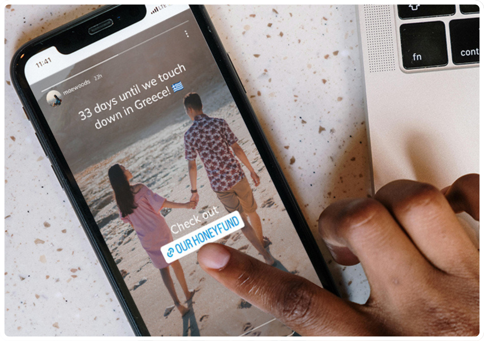 Honeyfund dashboard showing advanced customization features